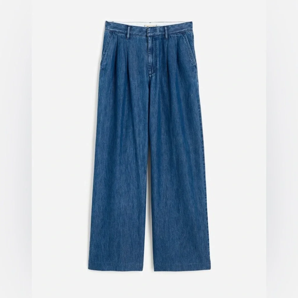 Madewell Blue The Harlow Superwide-Leg Jean in McNair Wash: Airy Denim Edition - Picture 5 of 9